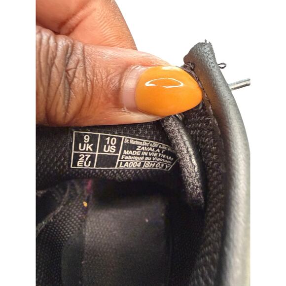 Dr. Martens 1460 Black Kids Girls Zip Up Leather Lace Up Comat Boots Size 10‎ - Picture 6 of 7